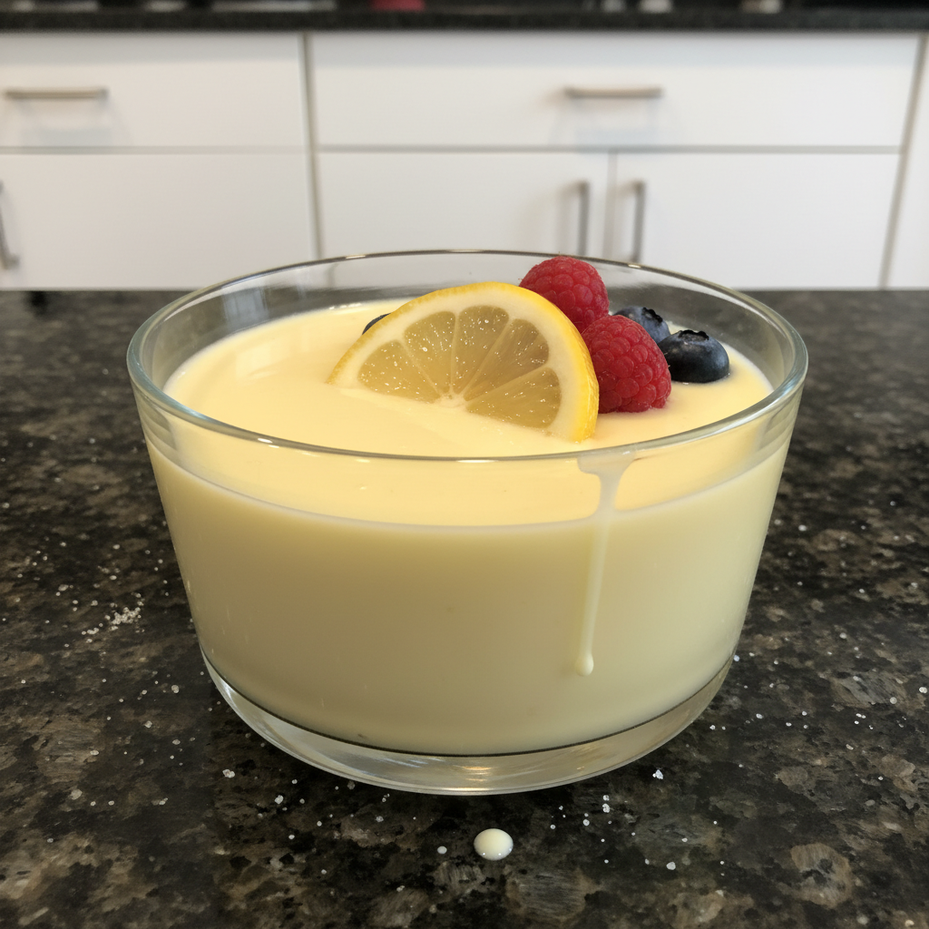 Velvety Creamy Lemon Dessert (Posset)